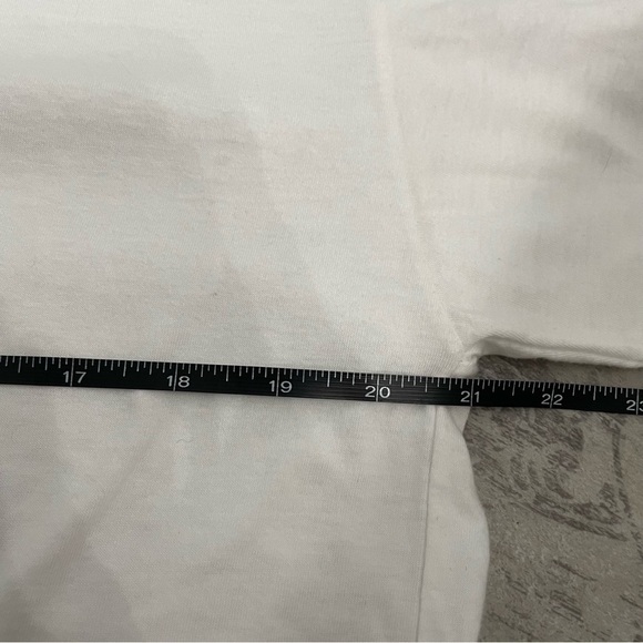 VTG | Vintage Metallic Cancun Mexico Sailboat Mock Neck Graphic Tee Shirt | XL - Picture 7 of 8